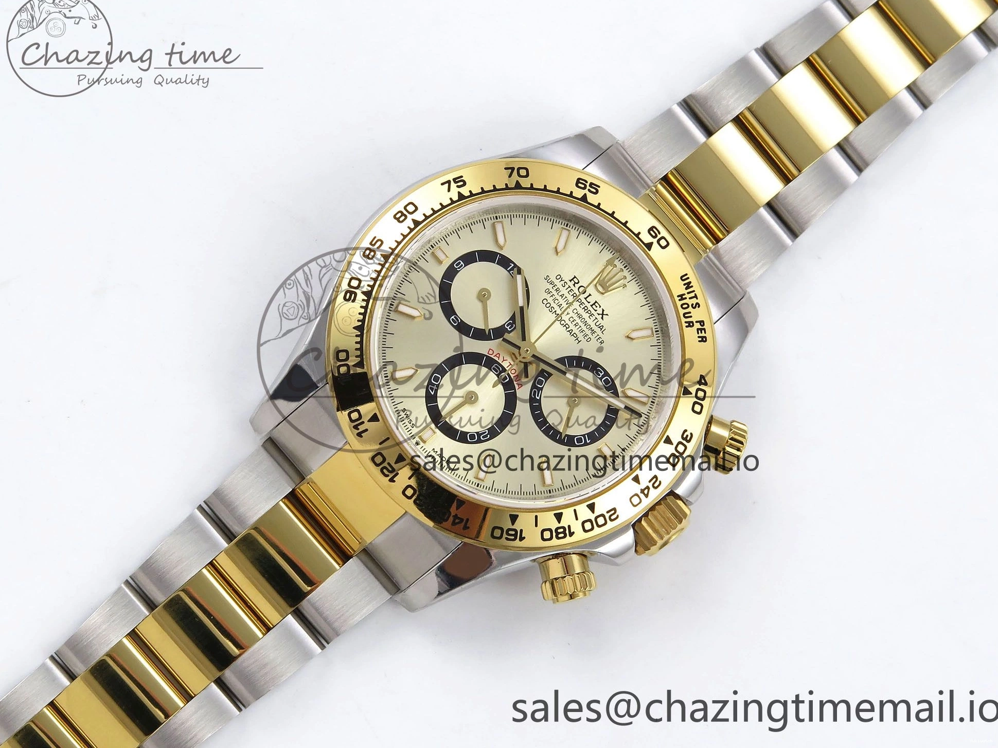 YG Daytona QF SS 1:1 Braclet YG V5 on Dial Best SH4131 126503 Edition 0428